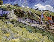 Vincent Van Gogh Old Farmhouses oil painting reproduction